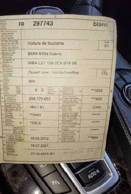 BMW 6er Reihe F12 Cabriolet 640d