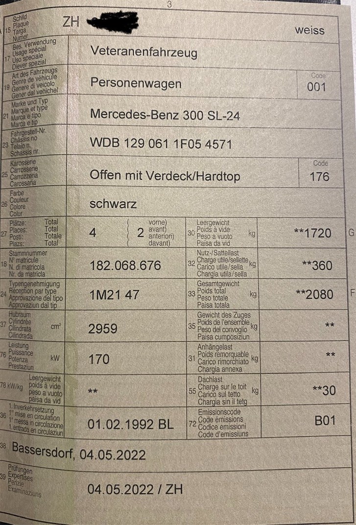 Mercedes-Benz SL-Klasse R129 Cabriolet 300 SL-24