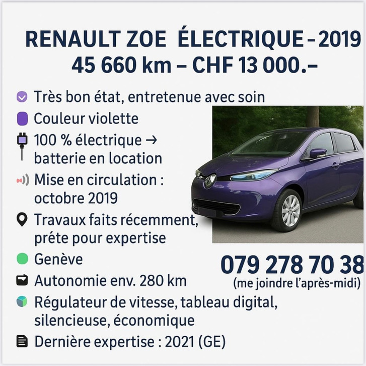 Renault Zoe R90 Life - Sparsames E-Auto Renault Renault Zoe R90 Life