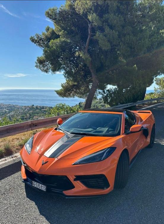 Traumhafte Chevrolet Corvette C8 V8 in Orange Chevrolet Chevrolet Corvette 6.2 V8 3LT