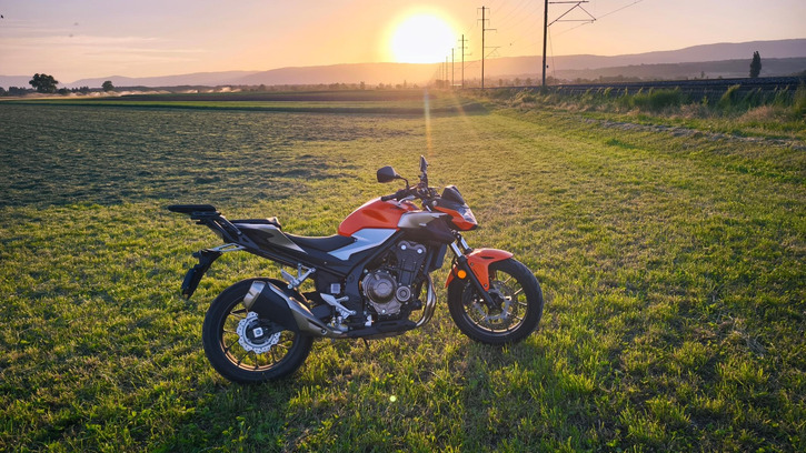Honda CB 500 F ABS mit Topcase & Transportbox HONDA HONDA CB 500 F ABS