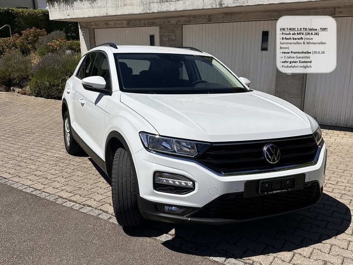 VW T-Roc 1.0 TSI Value VW T-Roc 1.0 TSI Value